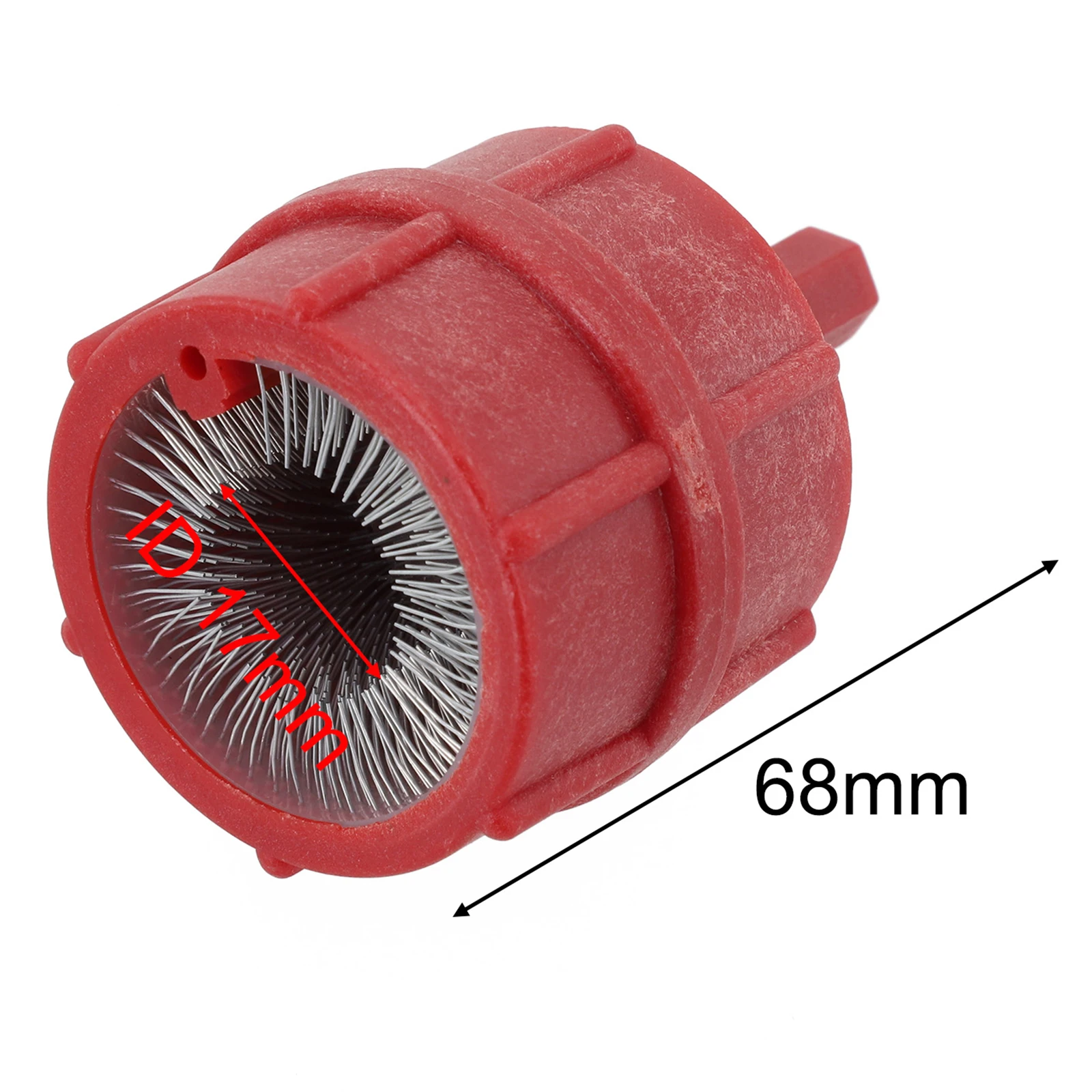 Open Center Battery Terminal Cleaning Brush Battery Cleaning Tool Copper Pipe Cleaner Deburring Tool Double-head Cleaner