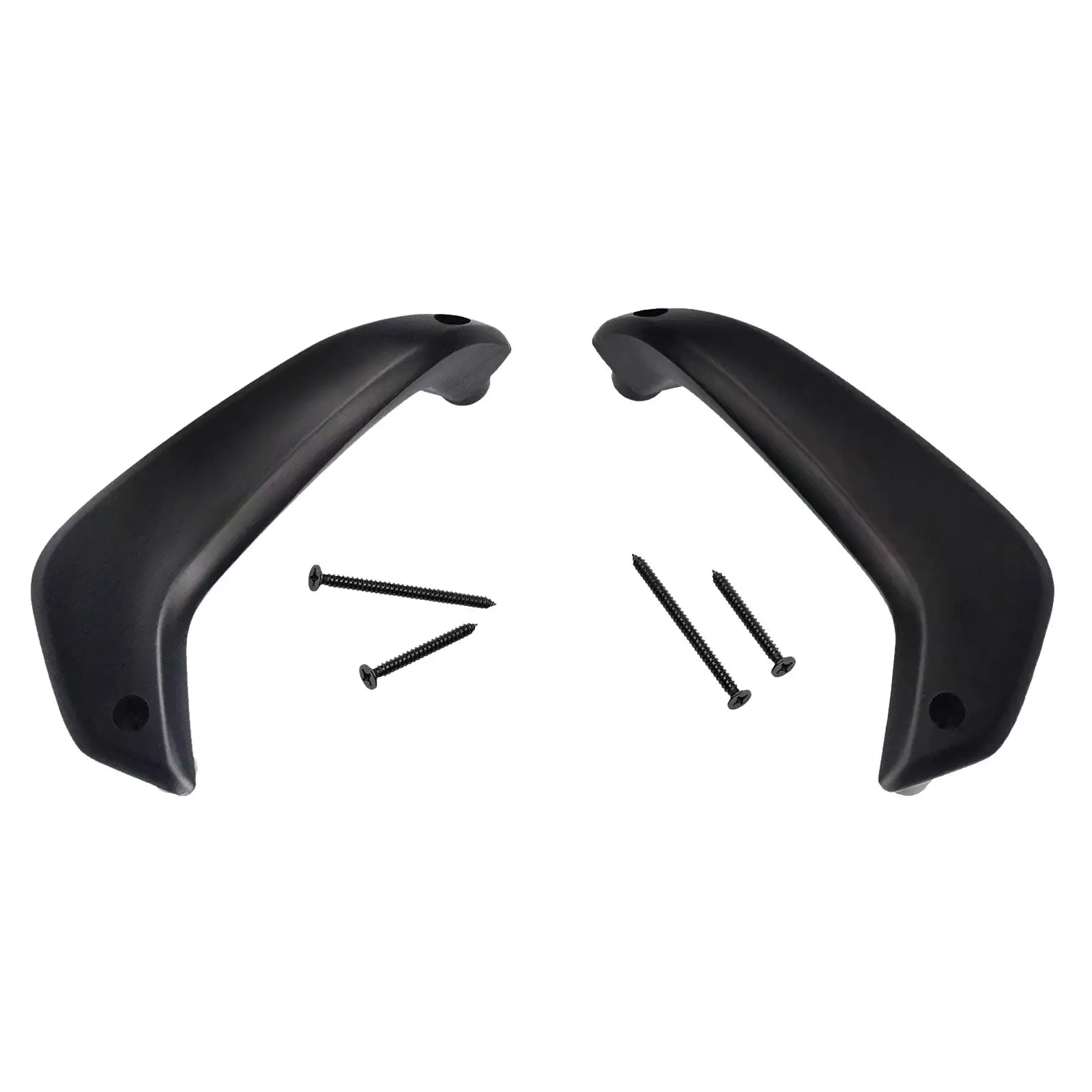 

Inside Door Handle Auto Parts with 2Pcs Screws Handle Grab Direct Replaces for Fiesta Black