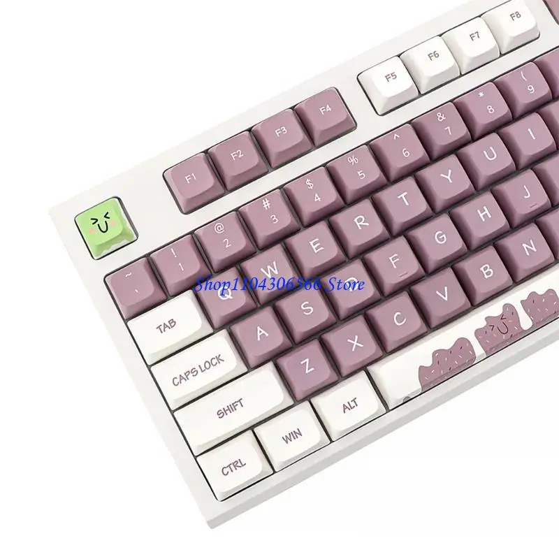 

02DD 135 Keys Sweet Keycaps XDA PBT Dye-Subbed Mechanical Keyboard Keycap Set