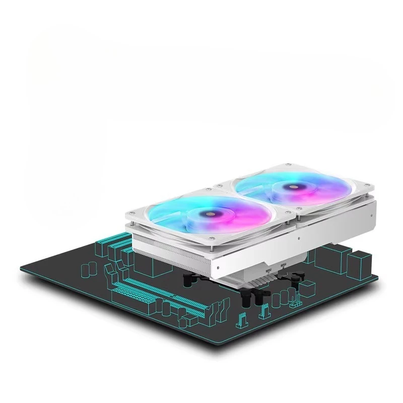 

Кулер для процессора JF13K с отводом воздуха вниз, вентилятор AMD ARGB, 13-е поколение, 1700 Shenguang PWM