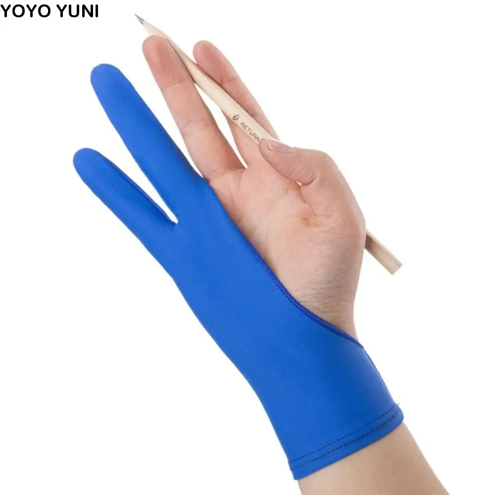 

3 размера, черный, синий, серый, розовый, против царапин, сенсорный экран, стилус, перчатки для рисования, перчатки для экрана, перчатки с двумя пальцами, перчатки для рисования планшетов