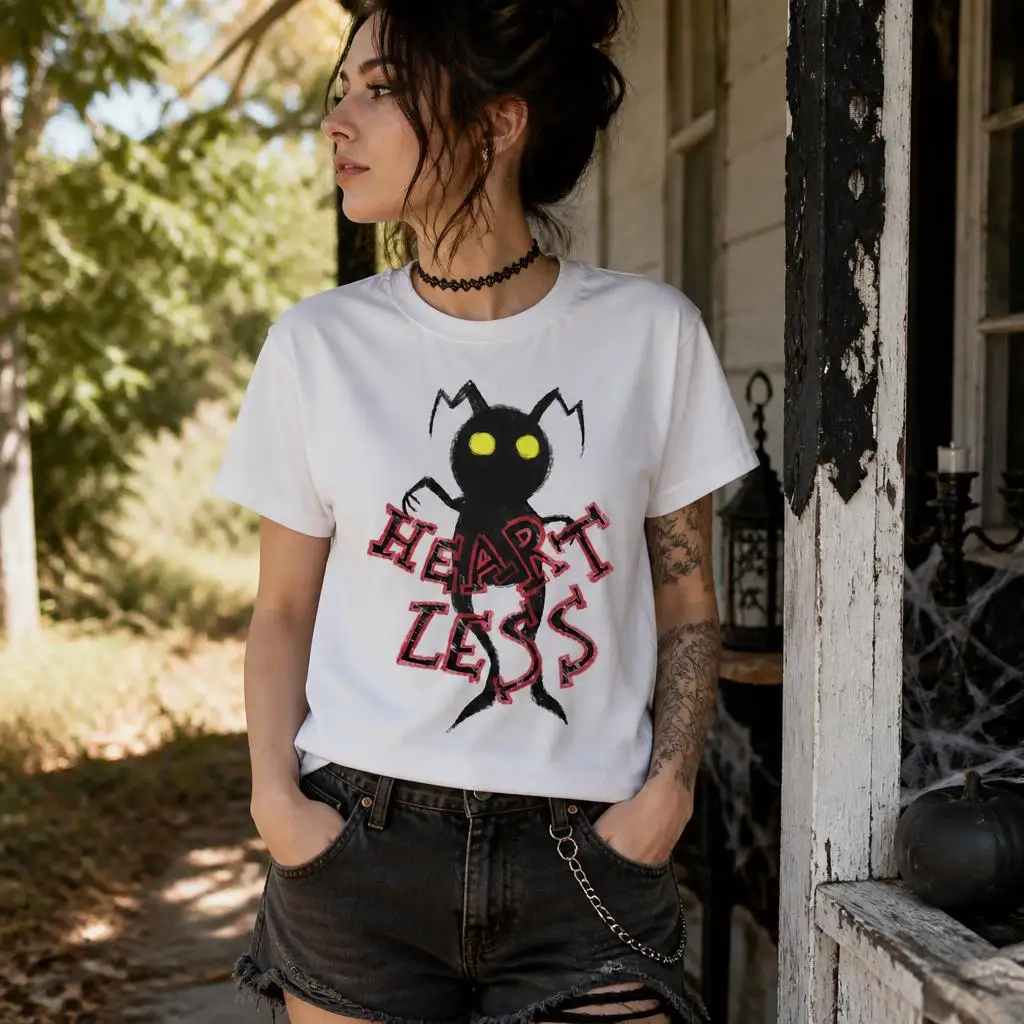 Heartless 2 Kingdom Hearts Men T Shirt 100% Cotton Clothing Fun Short Sleeve Tee Gift T-Shirts