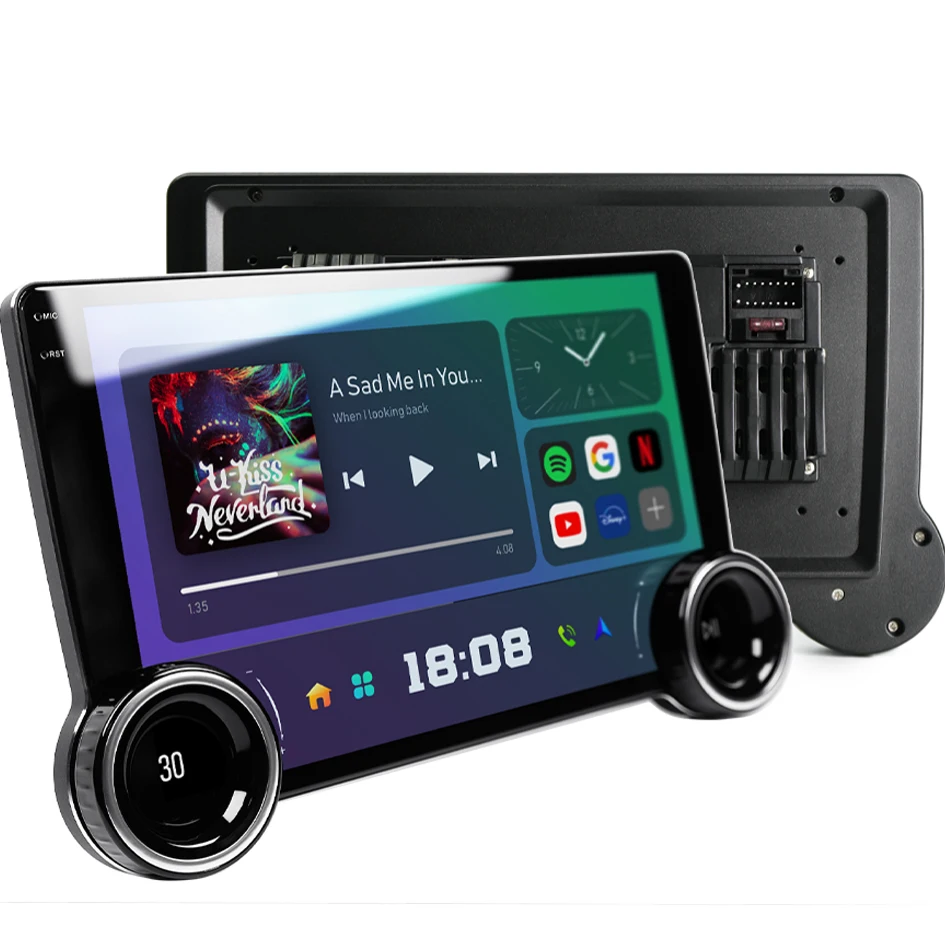 

Автомобильная магнитола с сенсорным экраном 10,36 дюйма для Carplay и Android Авто 2K автомобильный радиоприемник 360 Dsp автомобильный Dvd-плеер Diamond 2k Универсальный Автомобильный плеер