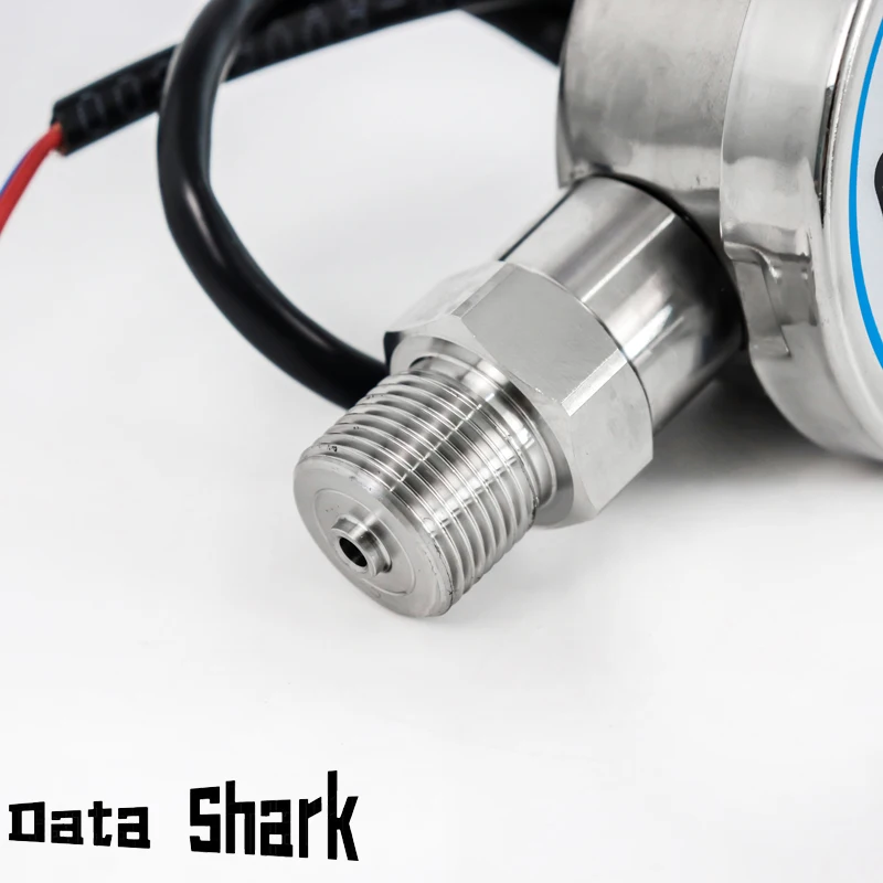 Digital pressure transmitter with large LCD display pressure gauge 4-20mA 24VDC pressure sensor all stainless steel