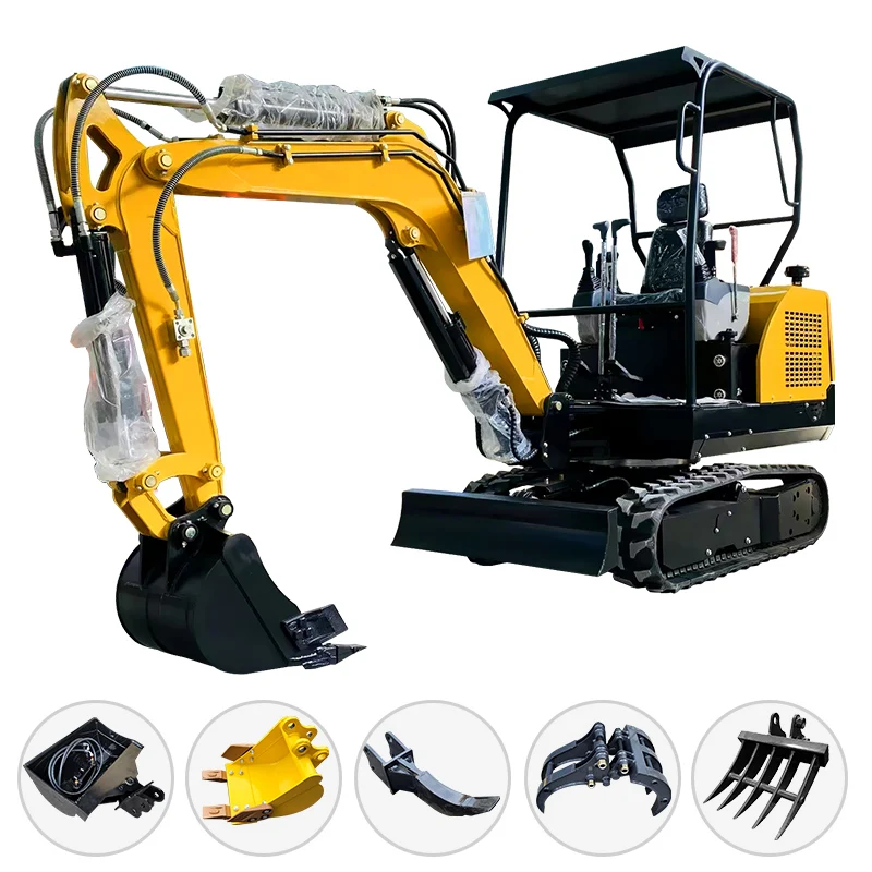 تخصيص شحن مجاني EPA حفارة 2 طن الزاحف حفار مزرعة آلة حفارة صغيرة للبيع