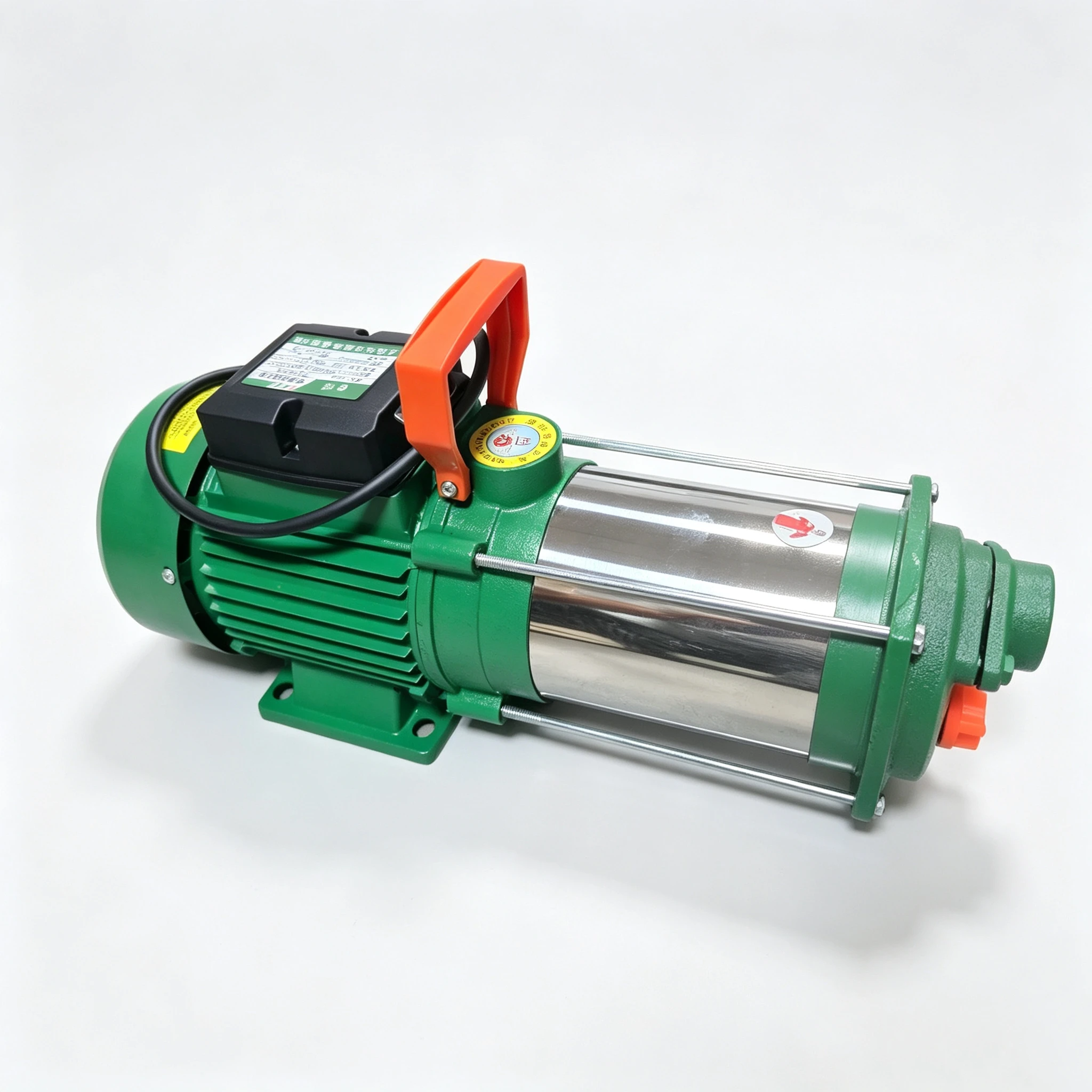 Self-priming anti-corrosion screw pump, thickened stainless steel barrel, for household, agricultural and industrial use