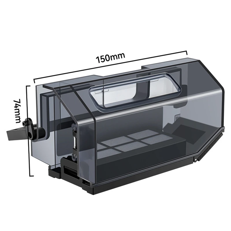 ABWM-pojemnik na kurz części pojemnika na kurz do Ecovacs Deebot X5/ PRO OMNI,X5pro Plus, X5pro Ultra odkurzacz pojemnik na śmieci