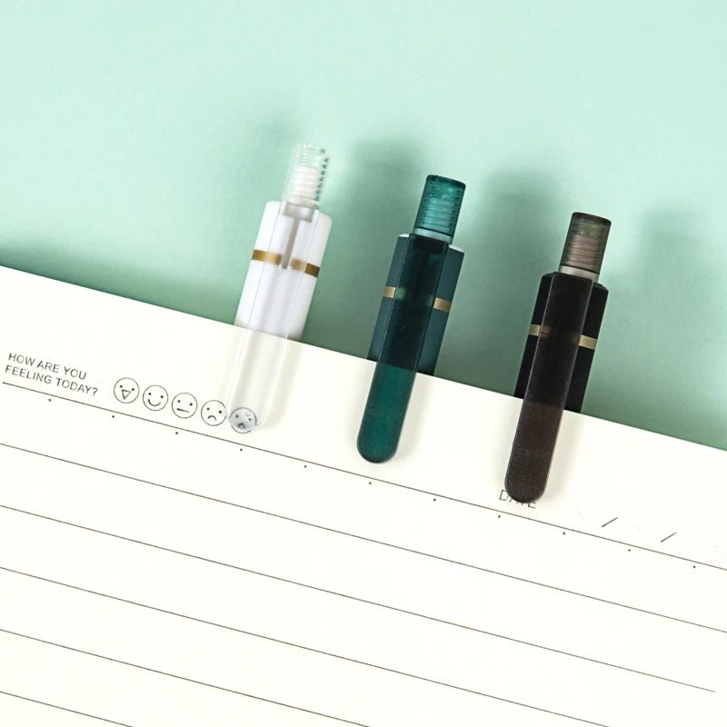 Гелевая ручка kinпрямая, 0,5 мм, с тремя черными ручками на водной основе