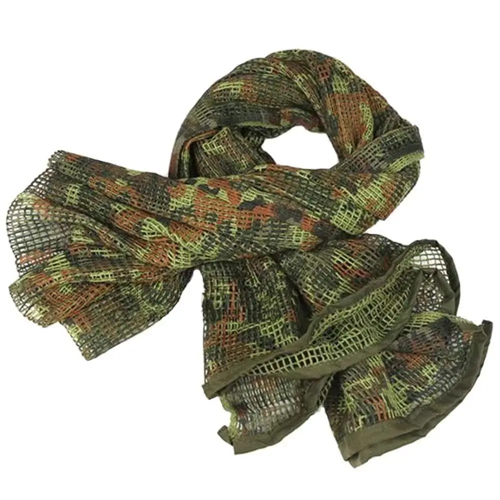 

Military Scarf Camouflage Tactical Mesh Breathbale Hunting Sniper Face Veil Scarves For Camo Airsoft Hunting Cycling Neckerchief