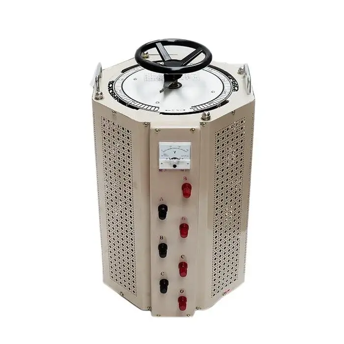 Three Phase Manual Contact Manufacturer TSGC2-10 10KVA Input 380V Variac Stable Variable Voltage Regulators and Transformer