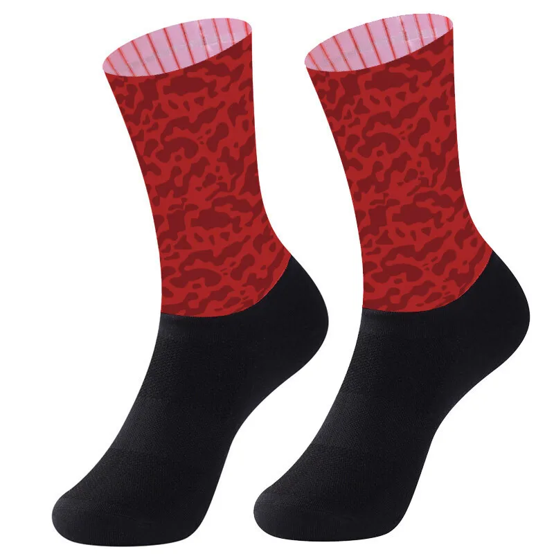 

Бесшовные носки без шнуровки, велосипедные антикомандные велосипедные аэродинамические носки, новинка 2025 года, компрессионные спортивные носки для гонок на открытом воздухе