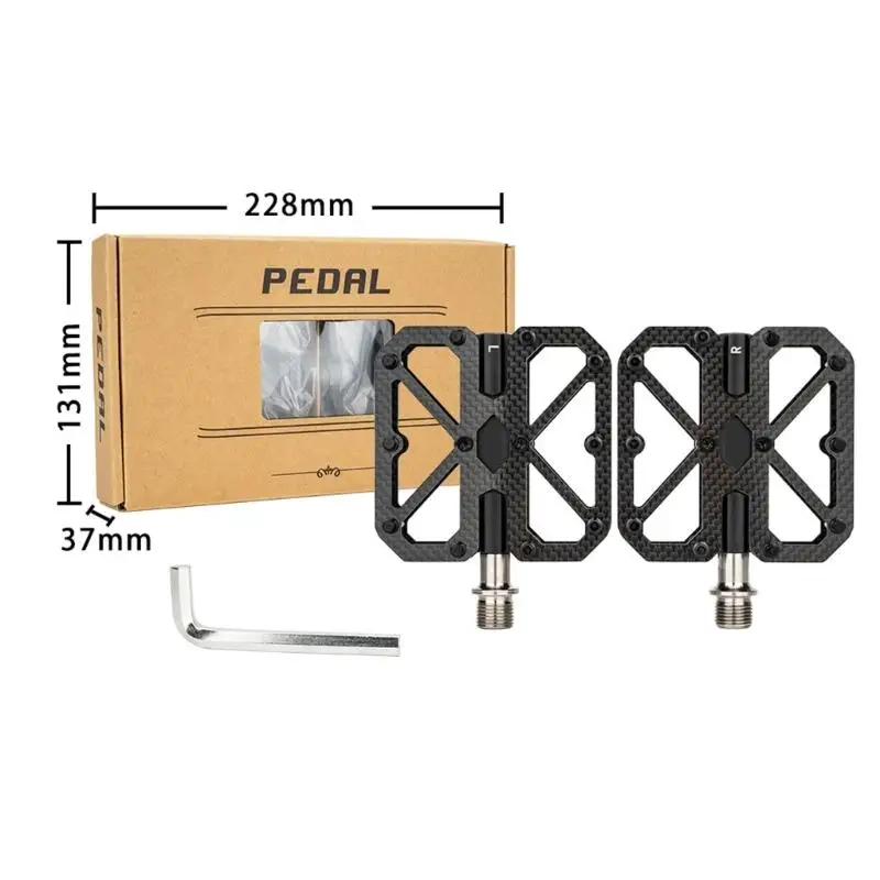 

Y1uc 3 подшипники велосипедов платформы педали Замена углеродных велосипедов плоские педали широкие плоские велосипедные педали