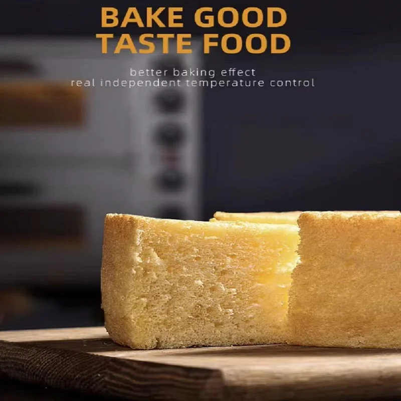 Horno multifunción comercial de doble capa para Pizza, tarta, pastel, doble capa, Control de temperatura independiente, suministrado