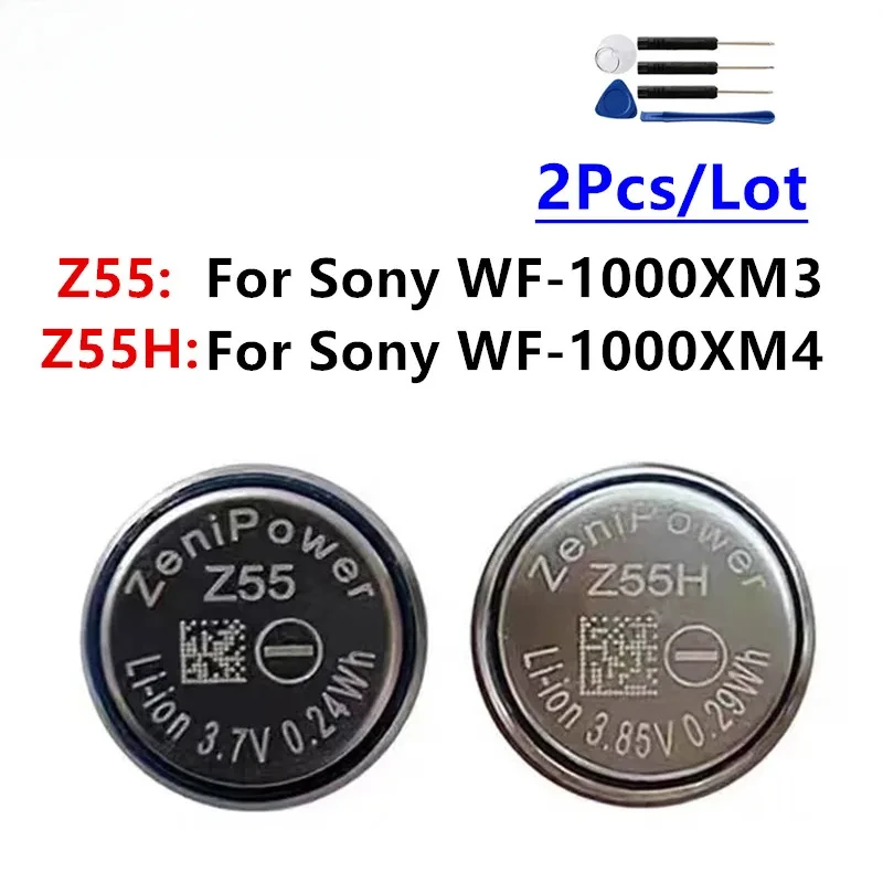 

Аккумулятор Z55H Z55 для наушников Sony WF-1000XM3, WF-1000XM4 WF-SP900/SP700N/1000X WI-SP600N TWS