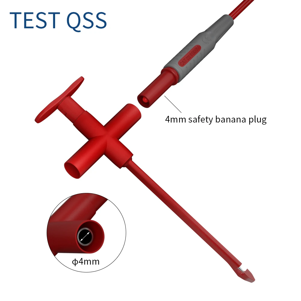 Инструмент для проверки прокола изоляции QSS, пружинный инструмент с крючком для прокола, автомобильный диагностический тестер Q.30022