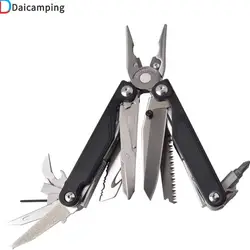 Daicamping DL7 Titanium alloy G10 Stainless Handle Outdoor Multi-tools Set Folding Knife EDC Multi Tools Pliers Hand Tools Set