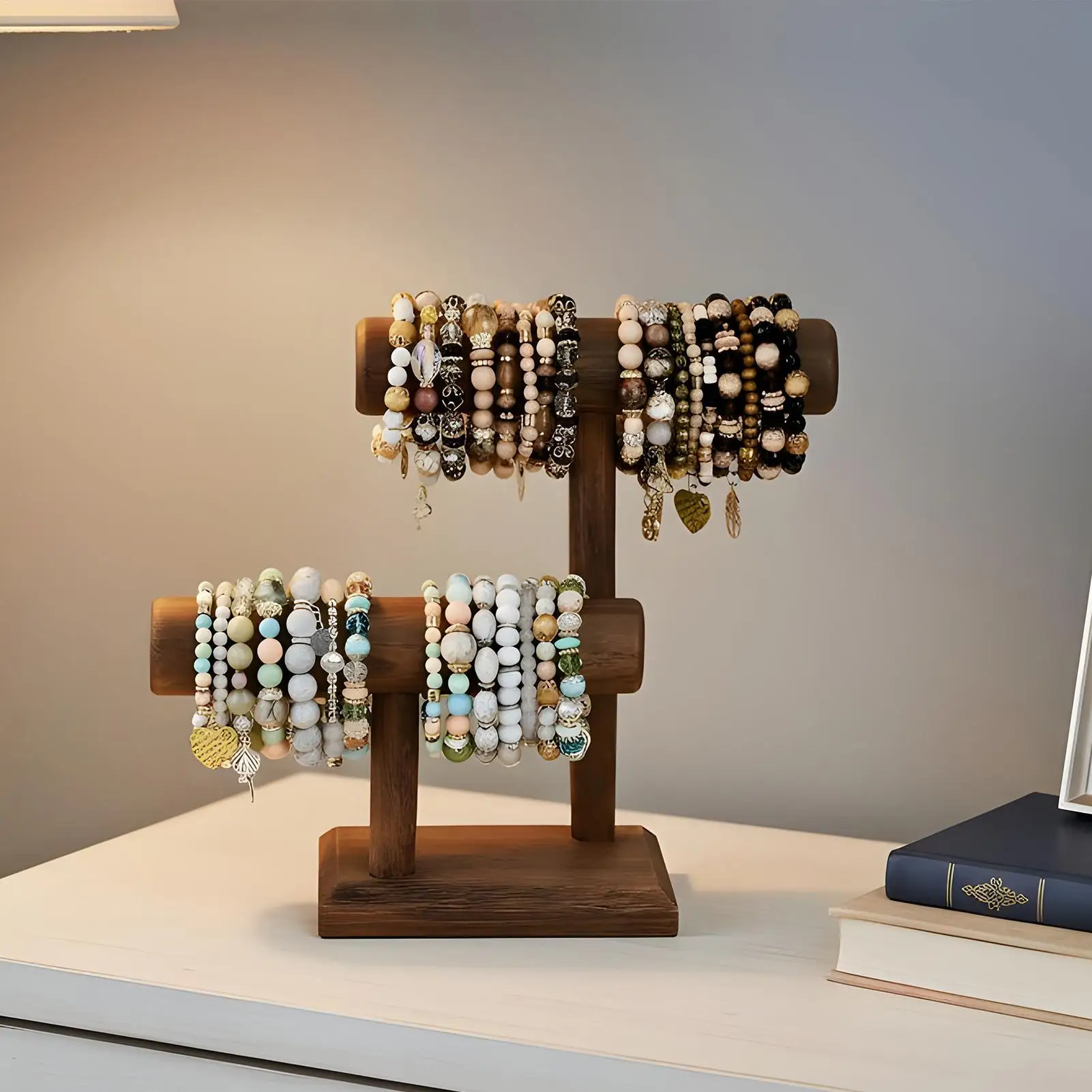 Jewelry Chain Hairband Watch Necklace Bracelet Display Stand Rack Holder T-bar Bracelet Display Stand Holder Watch Display