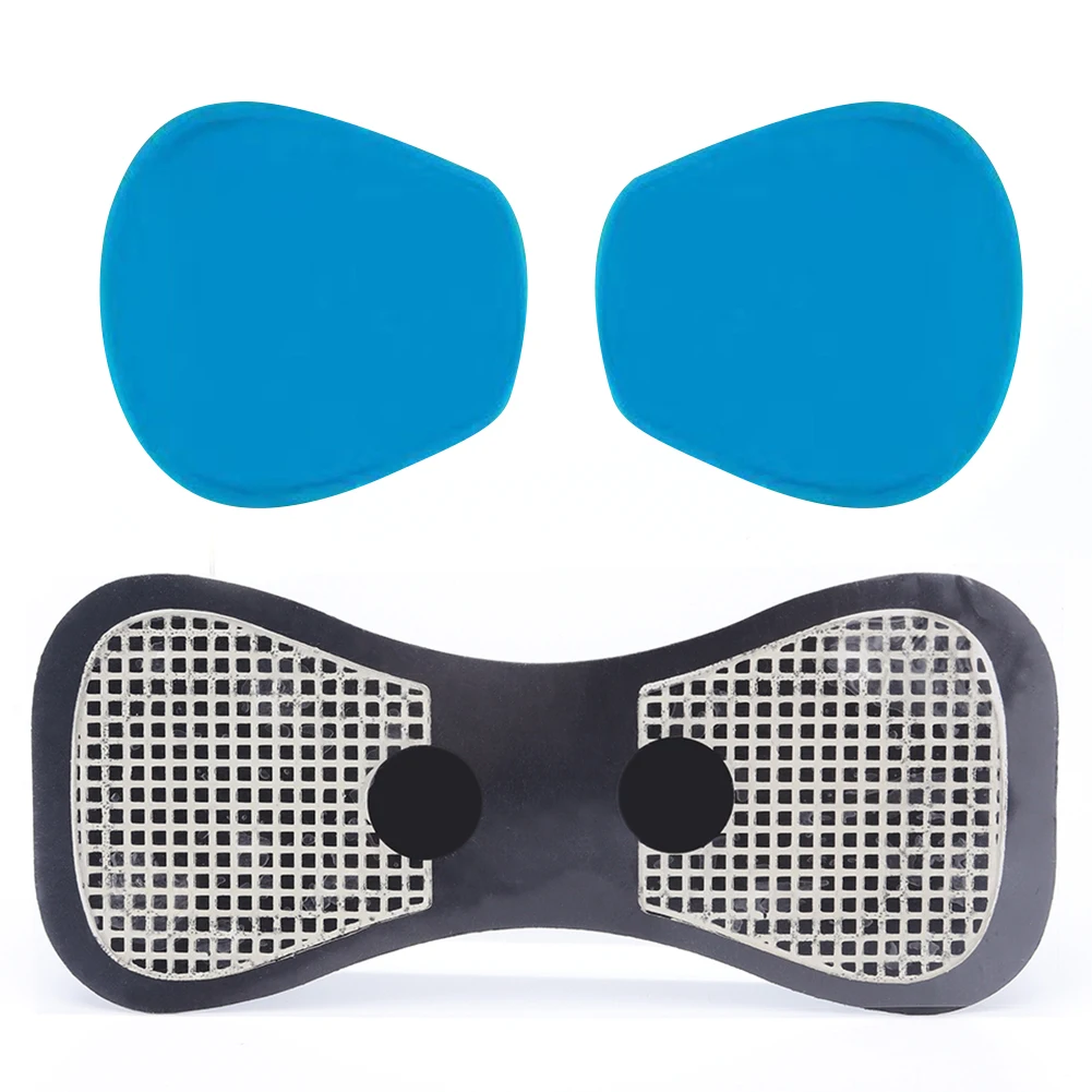 1 زوج/2 قطعة رقعة عضلات البطن استبدال هلام السيليكون التمارين التصحيح آمنة مريحة غير ضارة EMS الرقبة المدرب اكسسوارات