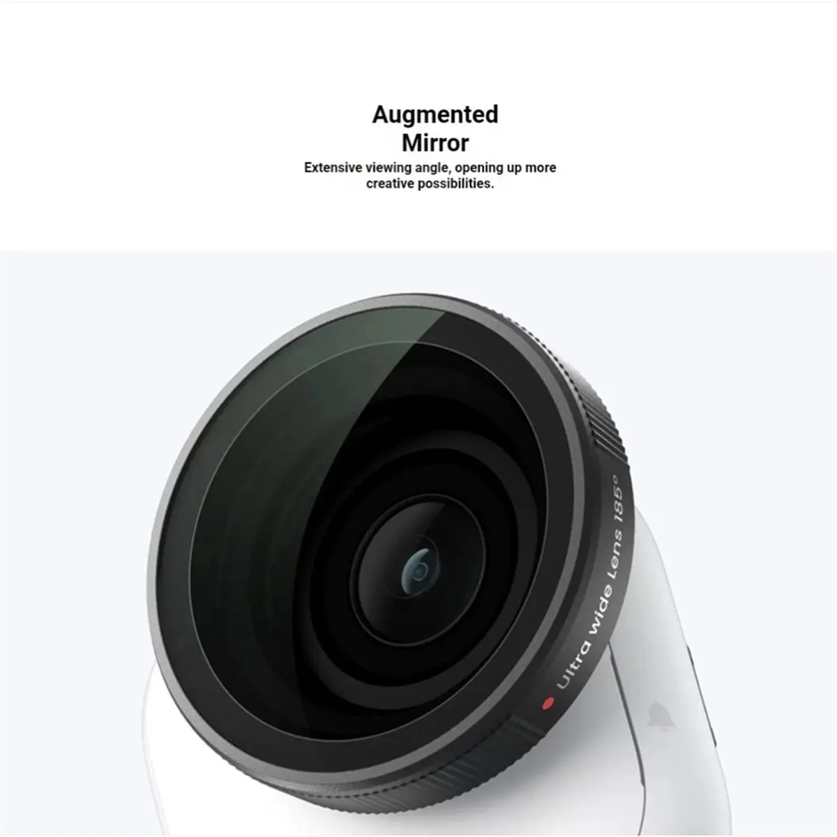 Wide Lens for GO Ultra, Expand View, Portable Camera Accessory for Outdoor Video Vlog Recording