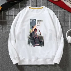 The Last Of Us Part II 2 Firefly Light Joel Ellie Men Sweatshirt Print Trend Mens Clothes Hip-Hop Male Crewneck Hoodies