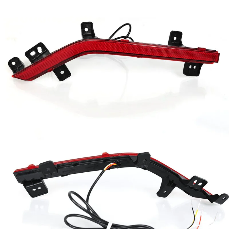 DinCh LED Rear Foglight For Changan Deepal S7 S07 2023-2025 rear bumper foglight foglamp fog lamp Brake lights