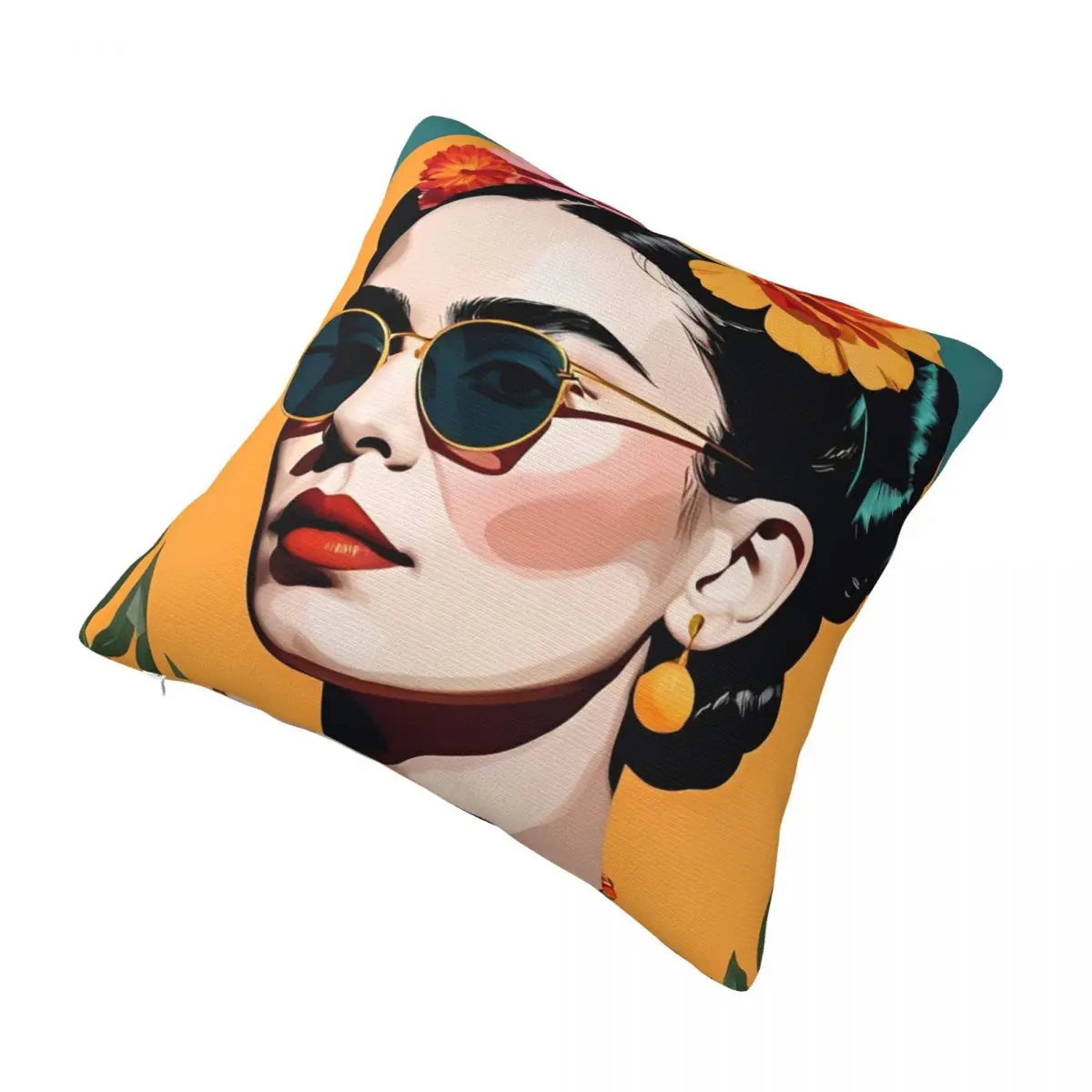 Fridas Kahlos Pillowcases Merch Printing Polyester Cushion Cover Decorative Pillow Case Cover Home Square 18