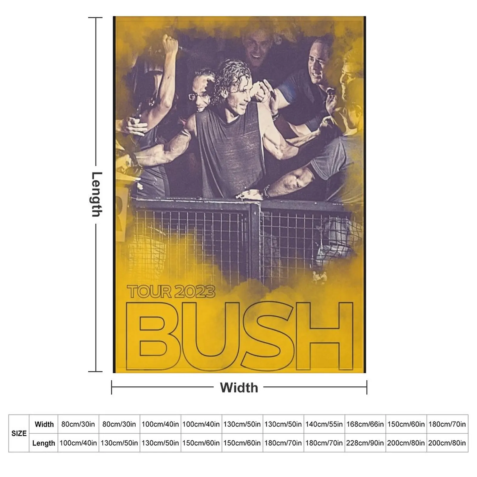 Gavin Rossdale live in concert: relive the glory days of the 90s Throw Blanket halloween Beautifuls Tourist Blankets