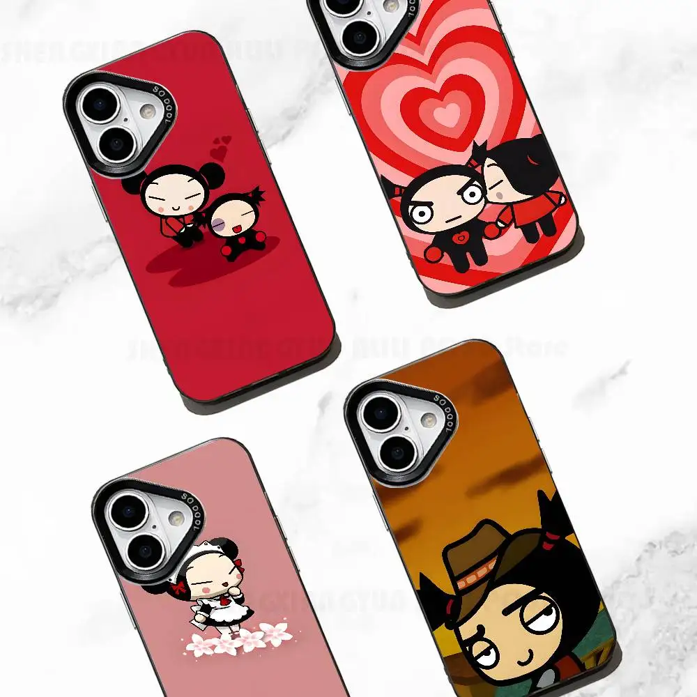 

Cute P-Pucca Garu Phone Case For IPhone 17 16e 16 15 14 13 12 11 Pro Max X XR XS MAX Back Cover