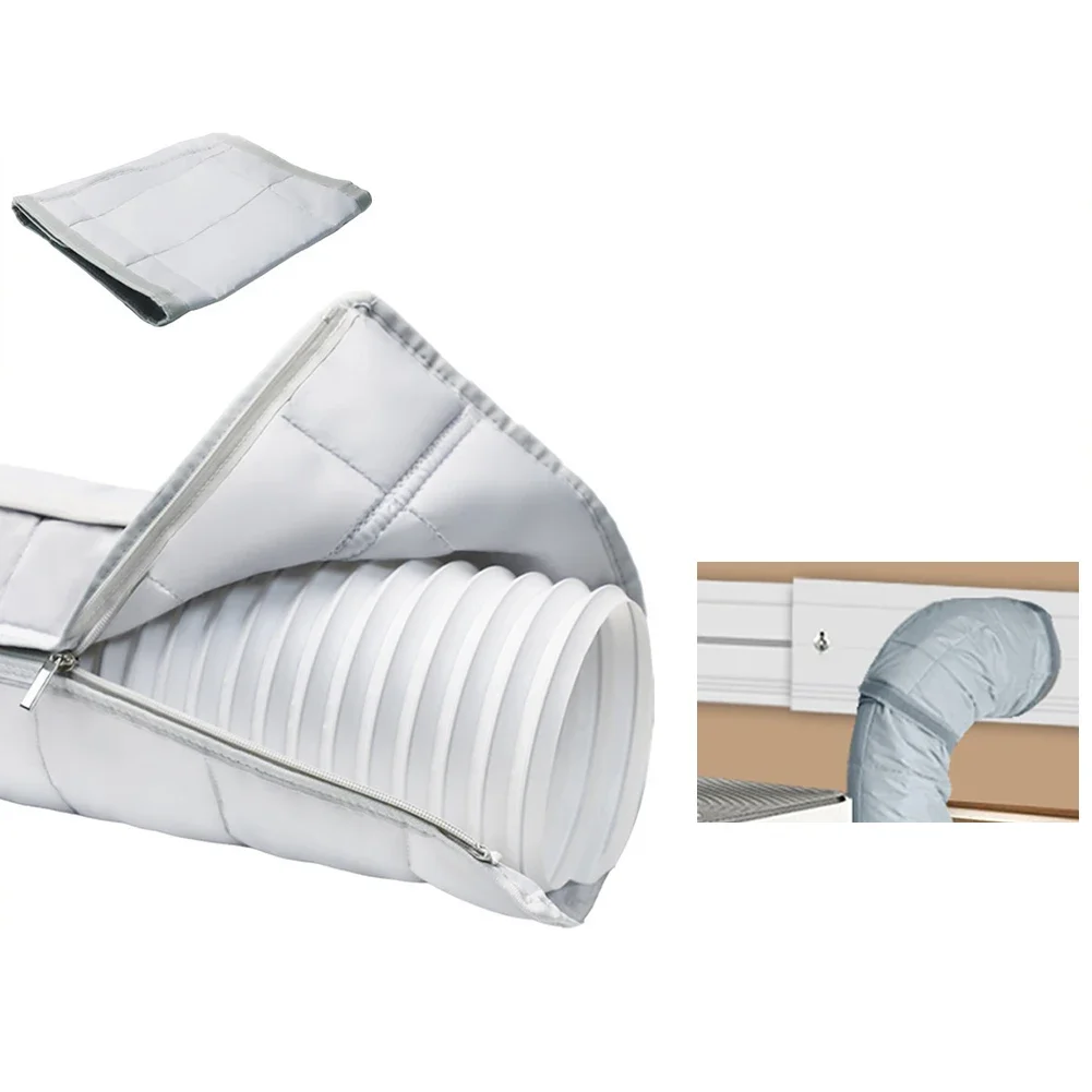 غطاء غبار فعال للحمل لخرطوم مكيف الهواء، مادة قطنية خفيفة الوزن، سهلة الاستخدام والصيانة