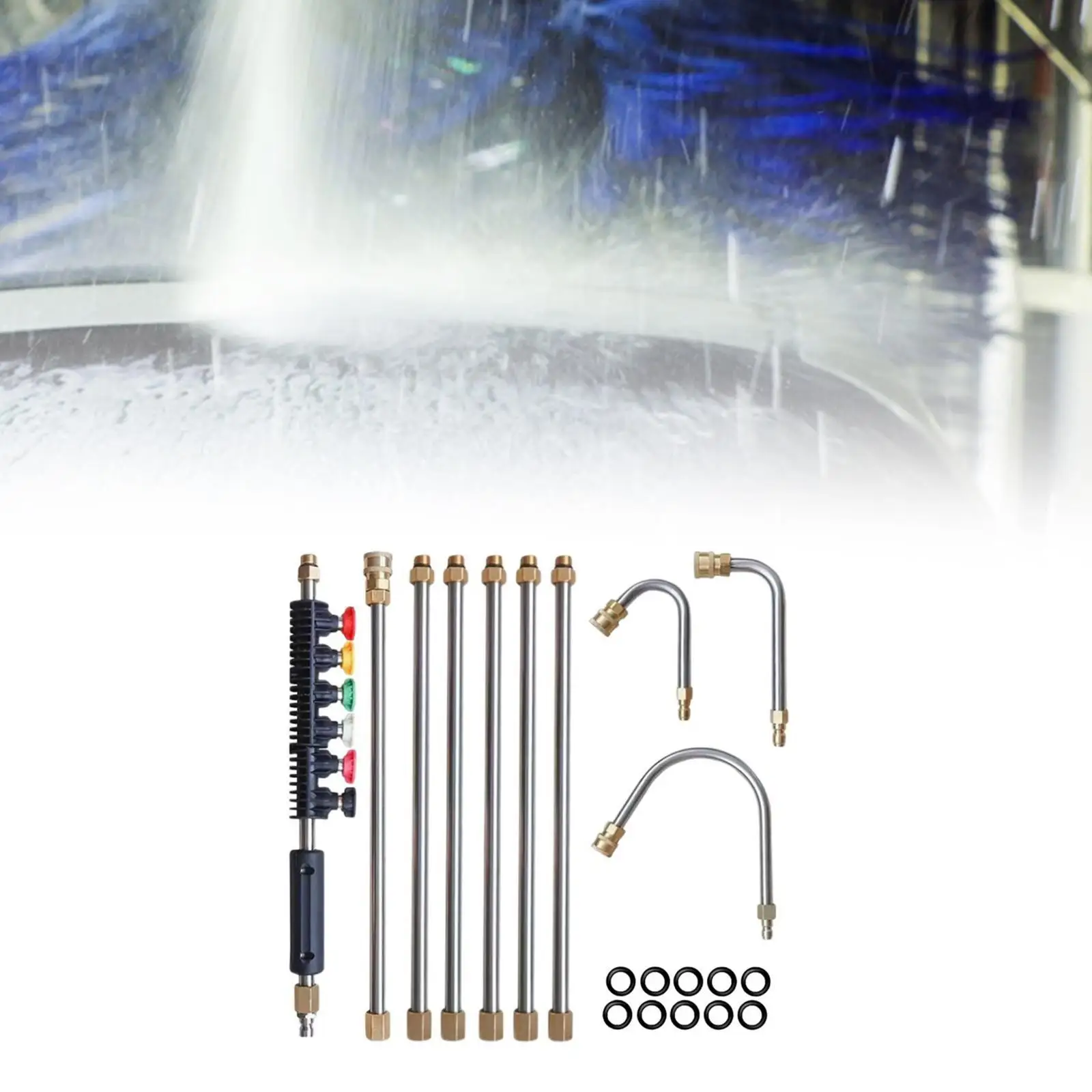 

Удлинитель мойки высокого давления с 6 насадками для сайдинга окна на крыше