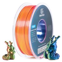 Geeetech Tri Color Silk PLA Filament , 3D Filament 1,75 mm 1KG Spool Wire  (+/-0.03mm) Vacuum packaging, special color
