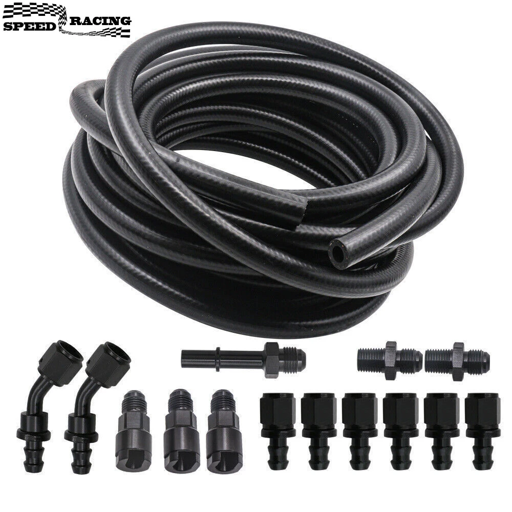 

25Ft 3/8'' LS SWAP Fuel Injection Line Kit Complete Conversion EFI FI Fitting