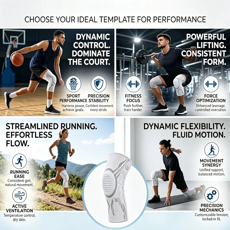 Rodillera ajustable con perill - Knee Brace Badminton reseña y precio
