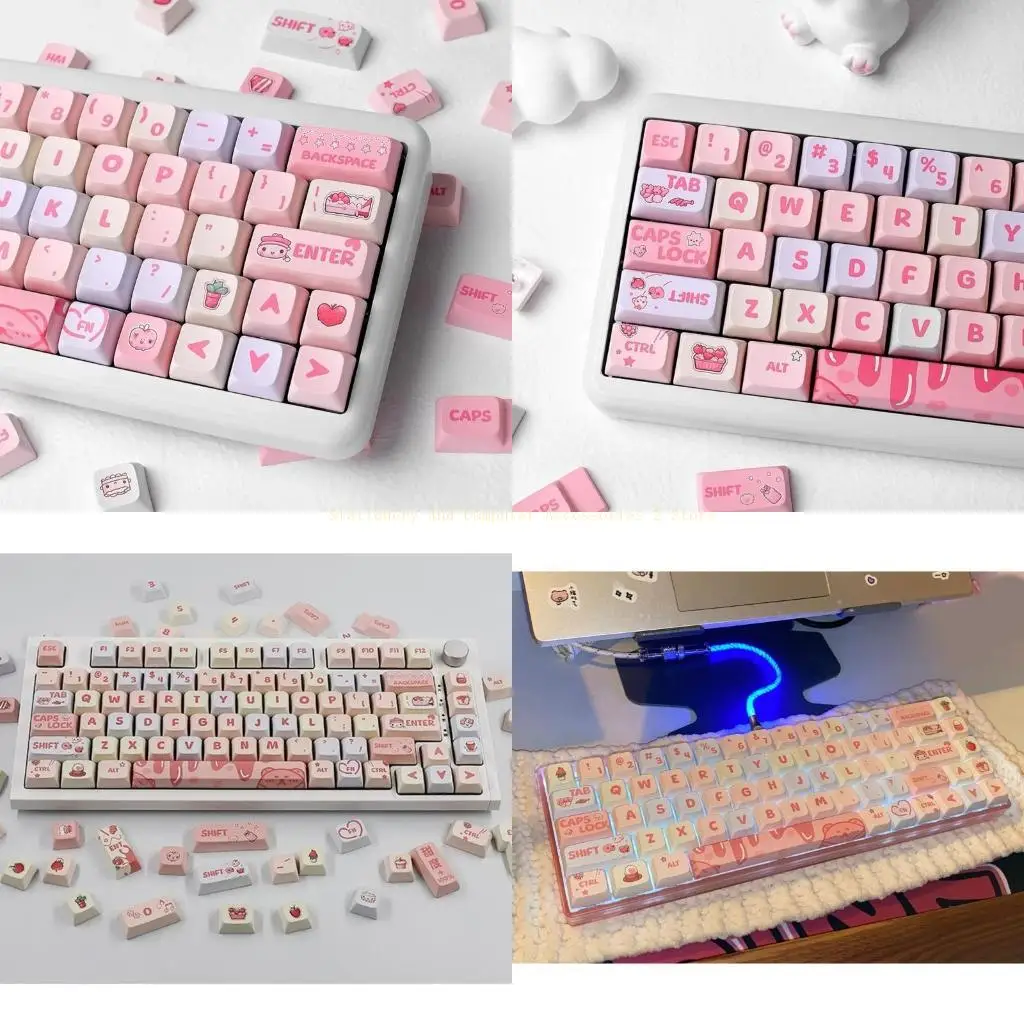 

133keys DyeSublimation PBT Colorful Keycaps for Switches Mechanical Keyboards