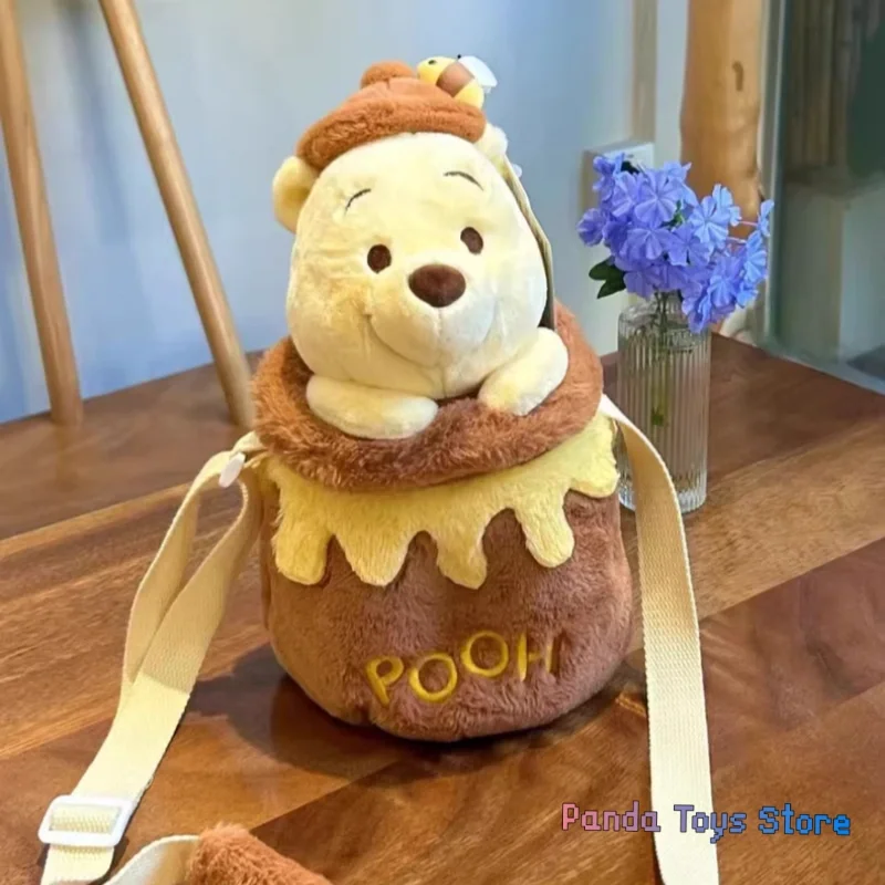 

Симпатичная Женская сумочка из мультфильма «Винни-Пух» Disney, плюшевая кукла, игрушки, сумка через плечо, милая мягкая игрушка, набор для девочек, рождественские подарки