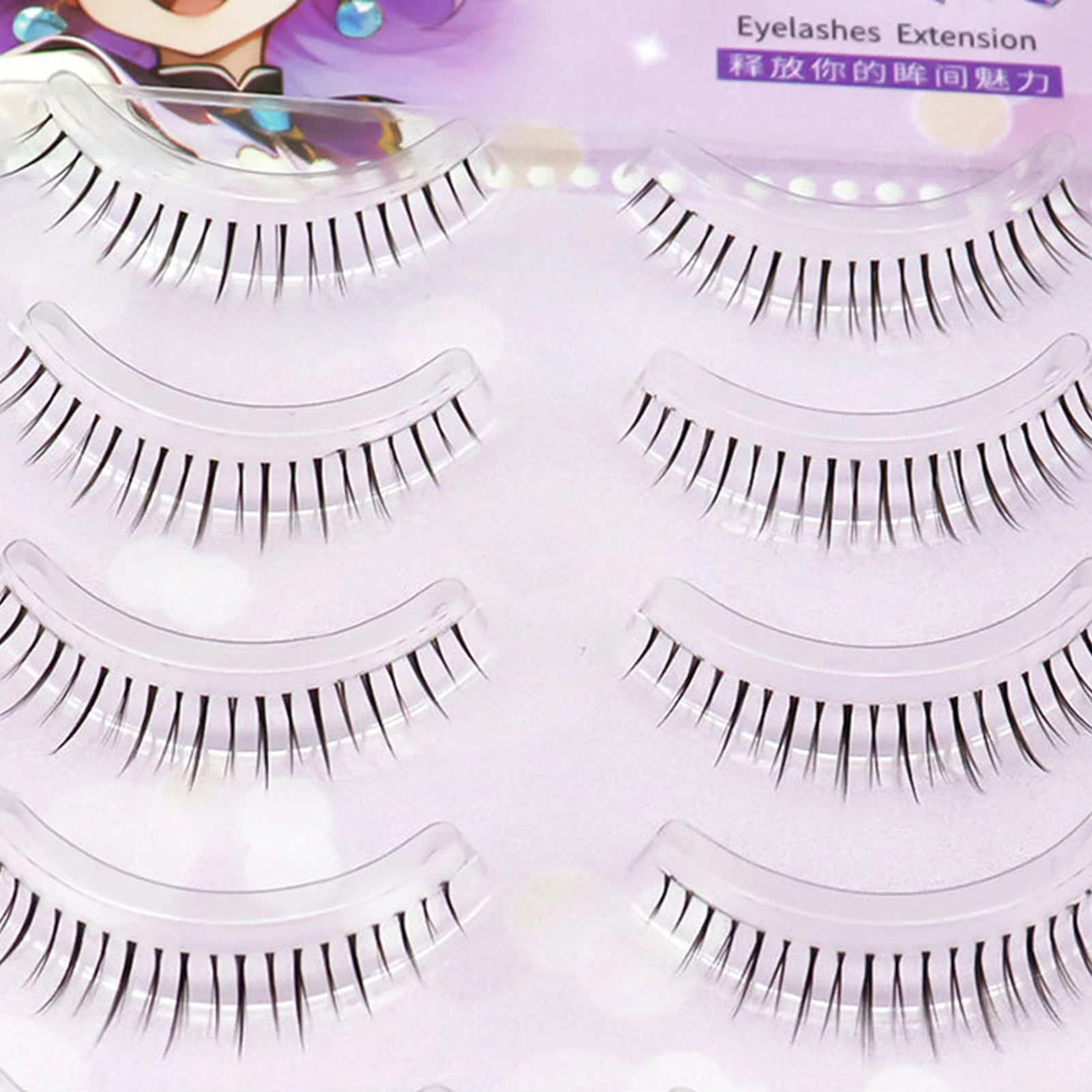 Full Strip Lower False Eyelashes Dense Look Fluffy False Eyelashes For Party Weddings Or Dates