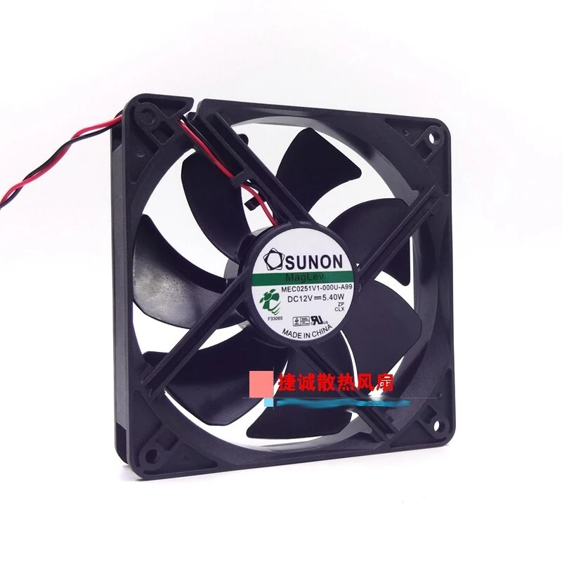 D 1PCS For SUNON MEC0251V1-000U-A99 | 12V 5.4W | 12CM | Case Cooling Fan