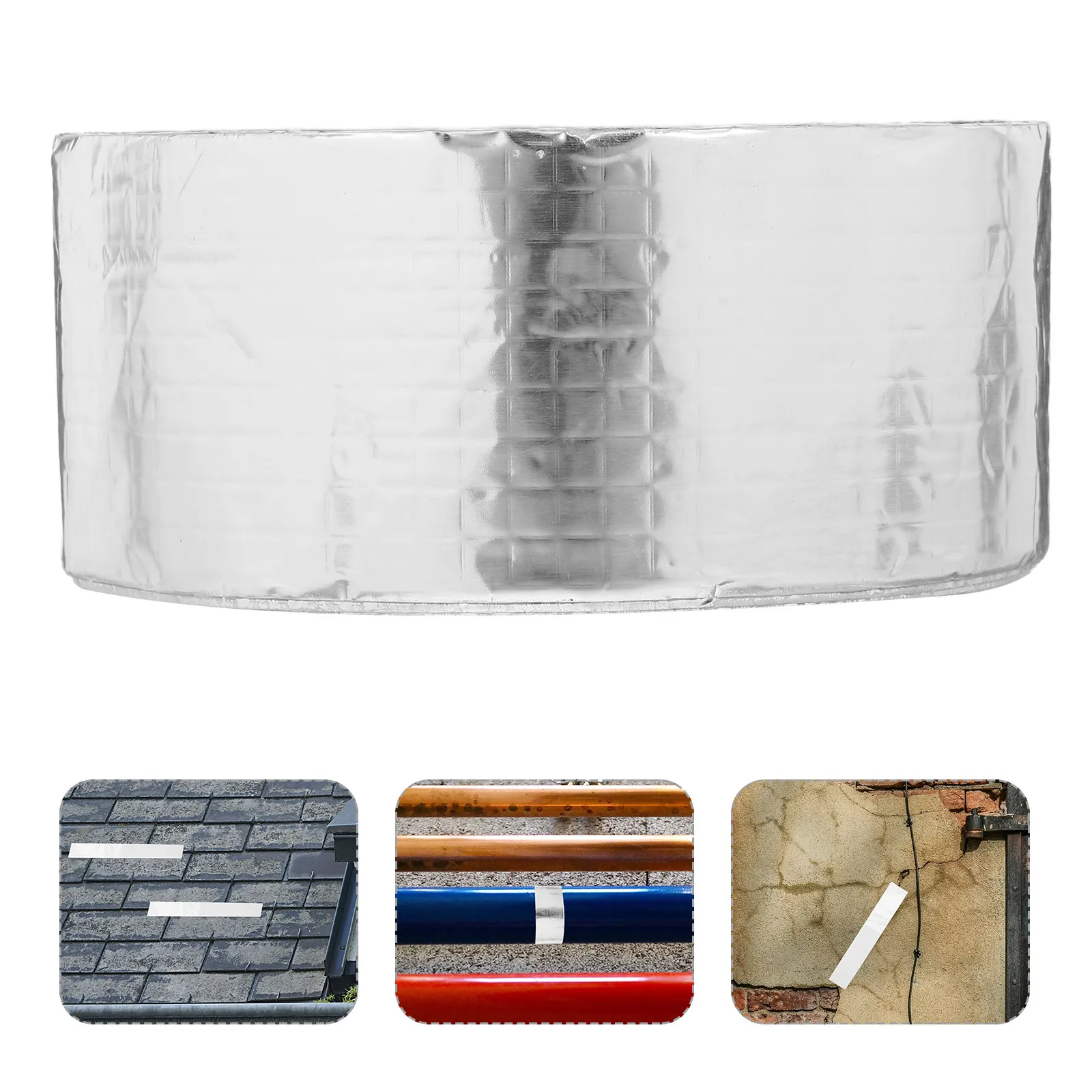 

Waterproof Butyl Tape High Adhesion Self Adhesive Aluminum Foil Tape for Rv Roof Window Pipe Leak Repair Sealant Gasket