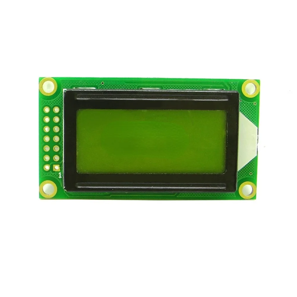 LCD 0802 Layar LCD Ukuran Kecil Modul LCD 8X2 Karakter Layar Port Paralel 5V 0802E