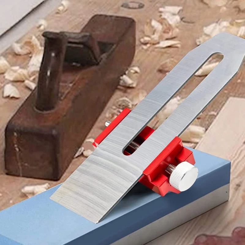 Honing Guide Tool,Sharpening Holder Kit For All Knives,Wood Chisel, Fixed Angle Knife Sharpener Tool Set For Woodworking