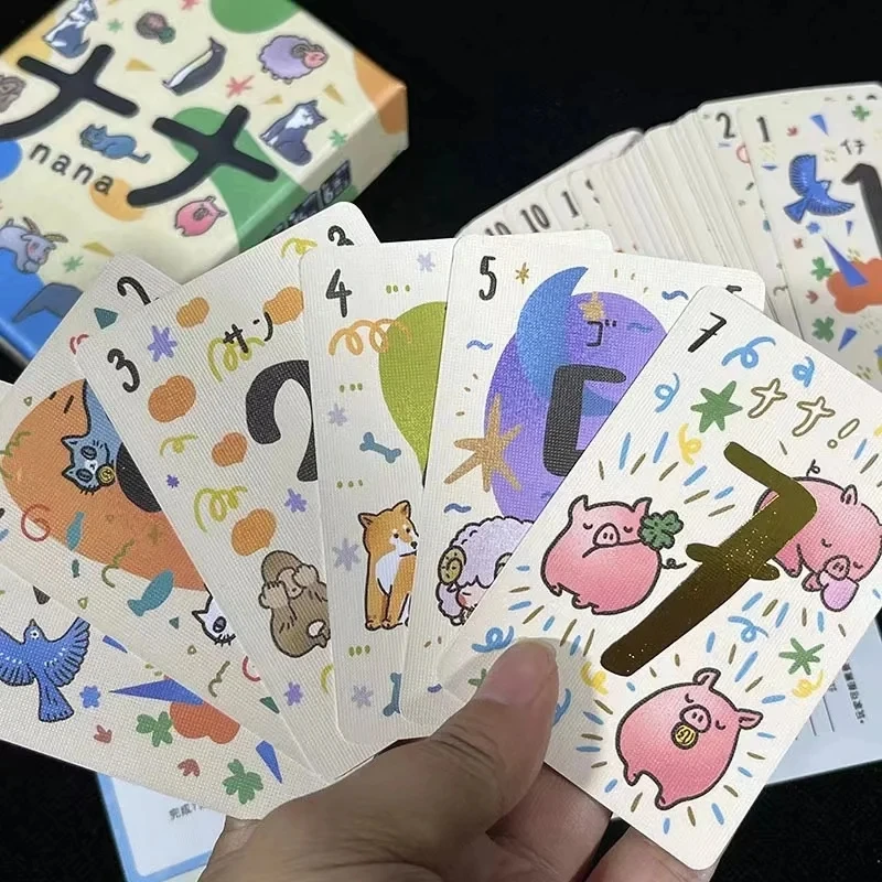 لعبة لوح استراتيجية Nanatoridori للعائلة والحفلات ، 2-5 لاعبين ، nana777