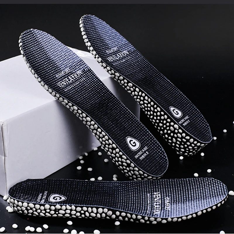 1 زوج زيادة النعال رغوة الذاكرة نعل رياضي مزيل العرق وسادة تنفس لينة يحمي النعال العظام للجنسين