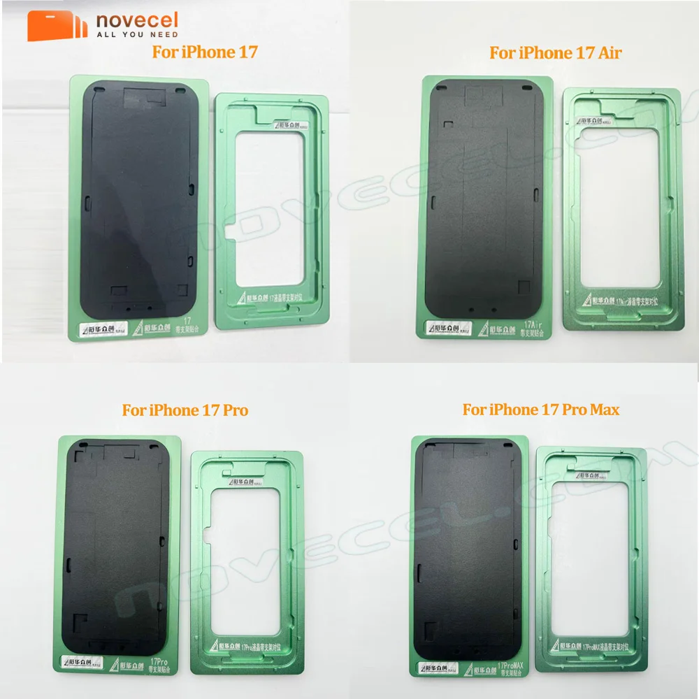 Forma do laminowania ekranów LCD z szkłem OCA do iPhone 17 16 ProMax 15 13 12 Mini - narzędzie do naprawy i pozycjonowania. — zdjęcie 3