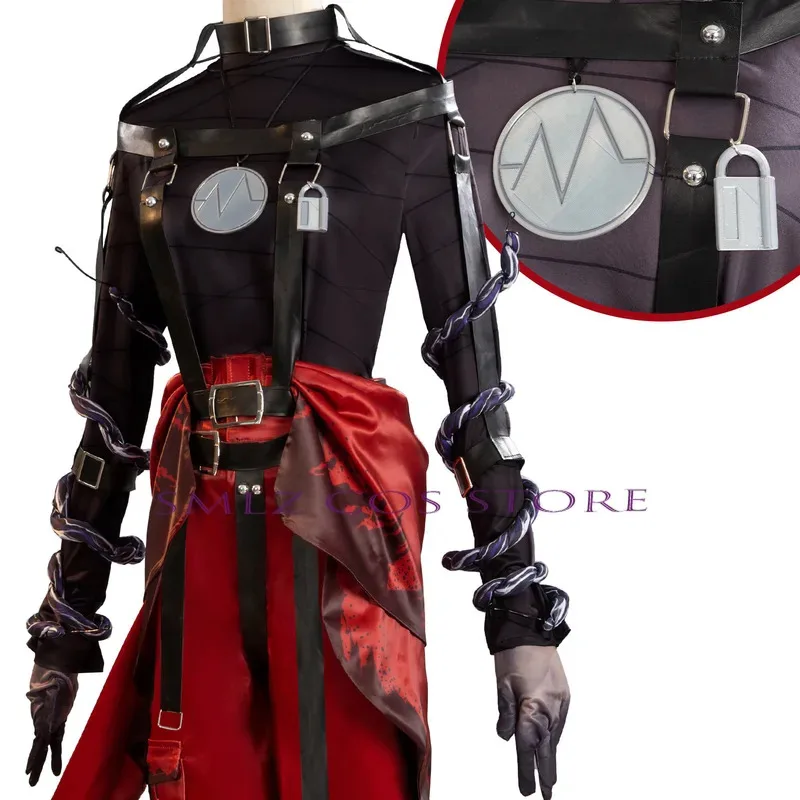 

AIAI 2025Scarce Patient Косплей Игра Identity V Эмиль Костюм Униформа Маска Парик Опора Набор Хэллоуин Вечеринка Ролевая Игра Наряд для Мужчин