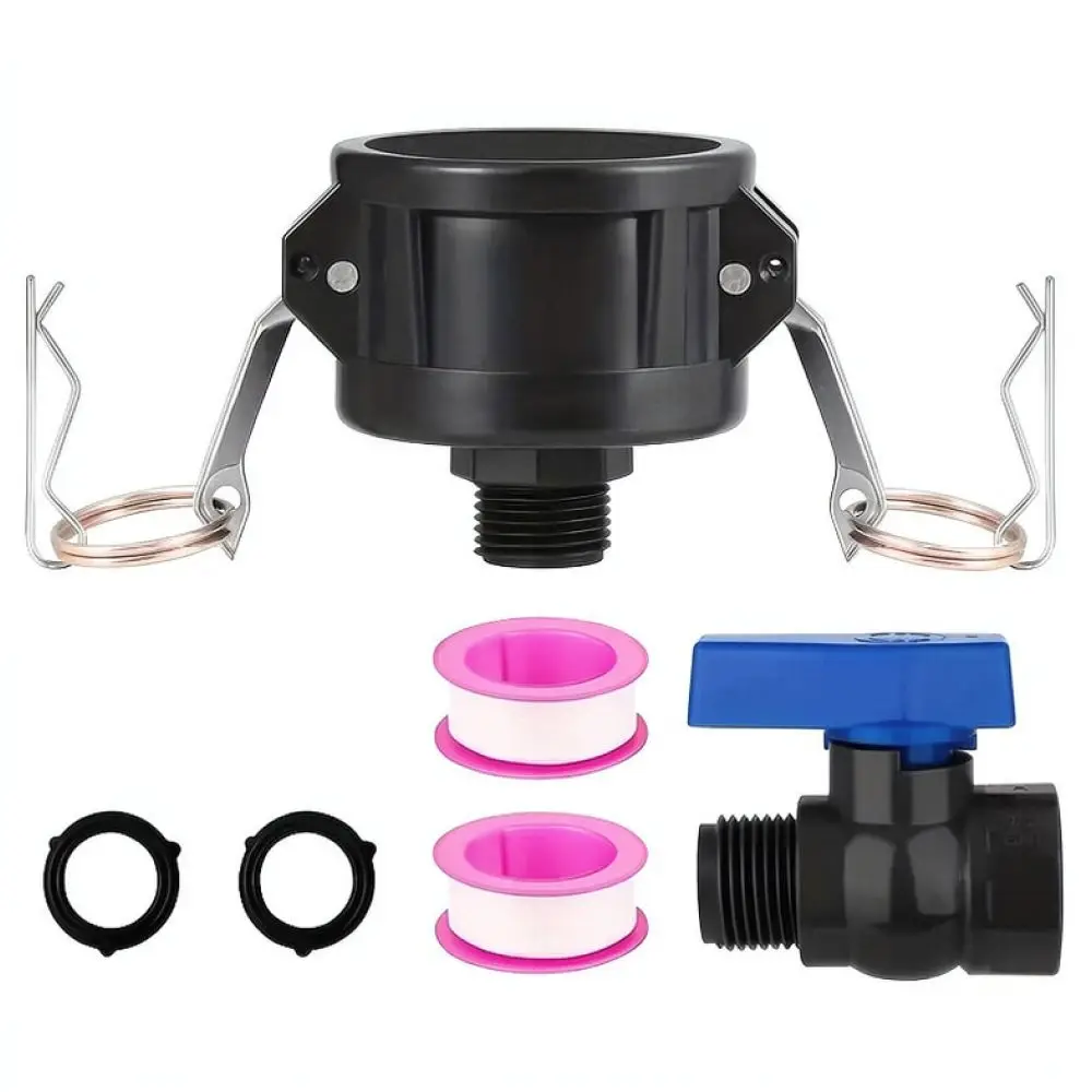 Versatile IBC Tote Tank Adapter 2 Inch To 3 4 Inch Male Thread Valve Polypropylene Pipe Quick Connector For Industry