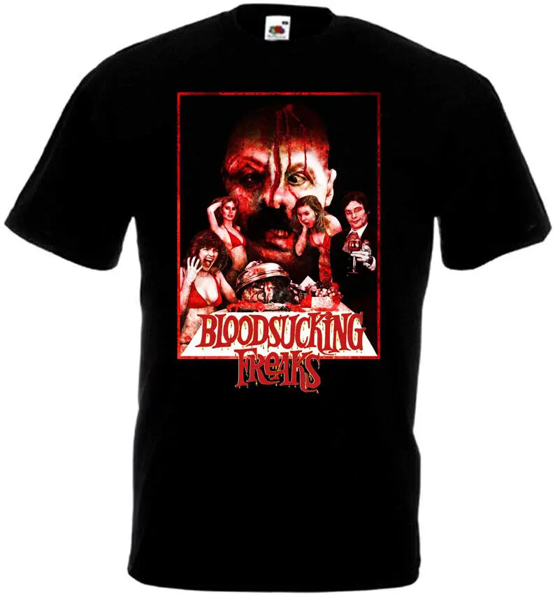 

Bloodsucking Freaks v1 t-shirt black horror movie poster all sizes S-5XL