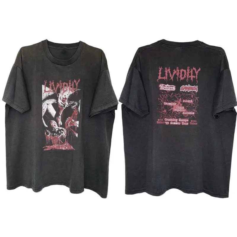 

Футболка Lividity Band с двусторонним туром, 100 хлопок, S 5Xl