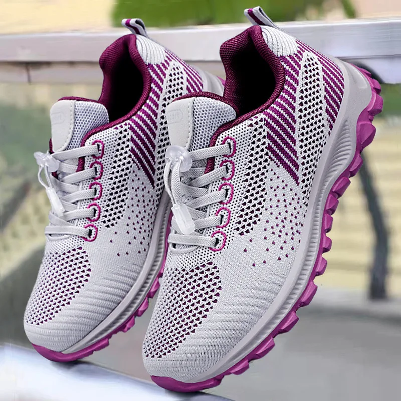 

Women's shoes, new summer 2024 travel shoes, comfortable middle-aged and elderly soft soled running shoes, couple sports shoes