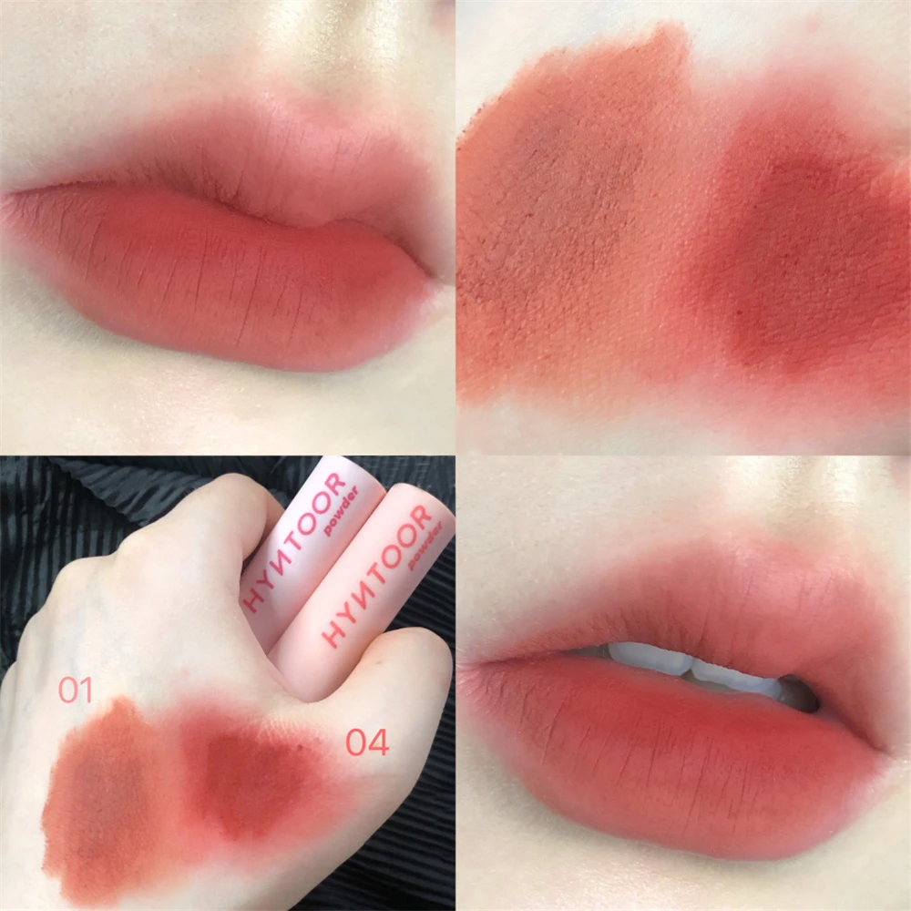 1/2pcs Kosmetik reiche Farb wiedergabe nicht leicht zu kleben Tasse Lippen schlamm Langzeit Make-up halten leicht und glatt