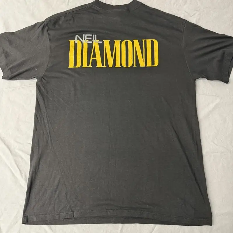 Vtg Neil Diamond T Shirt 2 Sided Made In Usa Xl